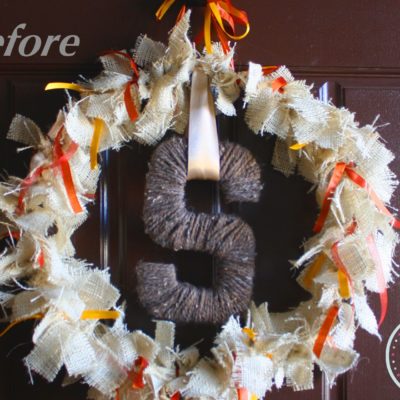 Fall Burlap Wreath