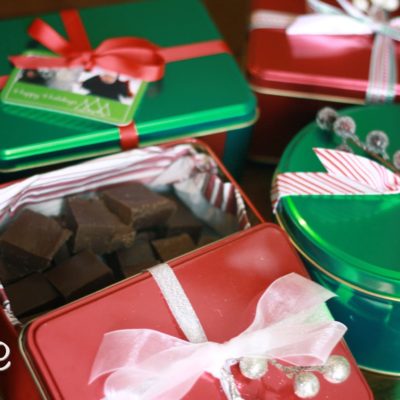12 Days of Homemade Holiday Gifts Day 2 – 5-minute Fudge