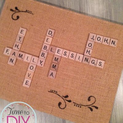 Scrabble Tile Art