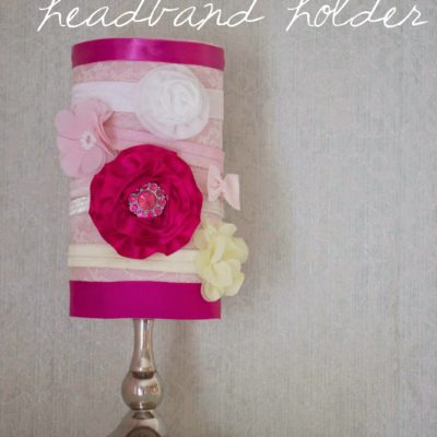 Nursery DIY: Headband Holder