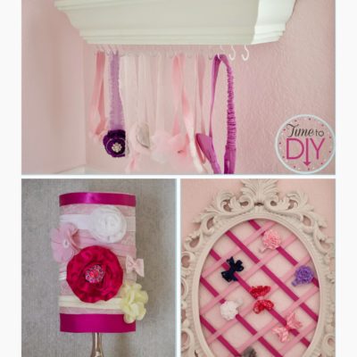 Nursery DIY: Hair Accessory Holders