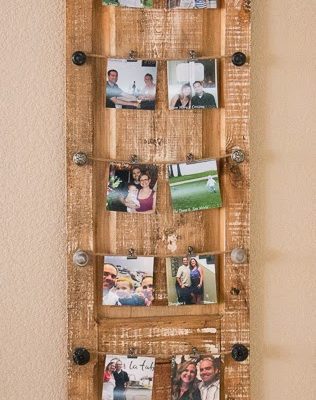 Door turned picture hanger