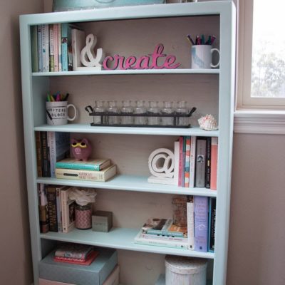 Painting a bookcase with BB Frosch Chalk Paint