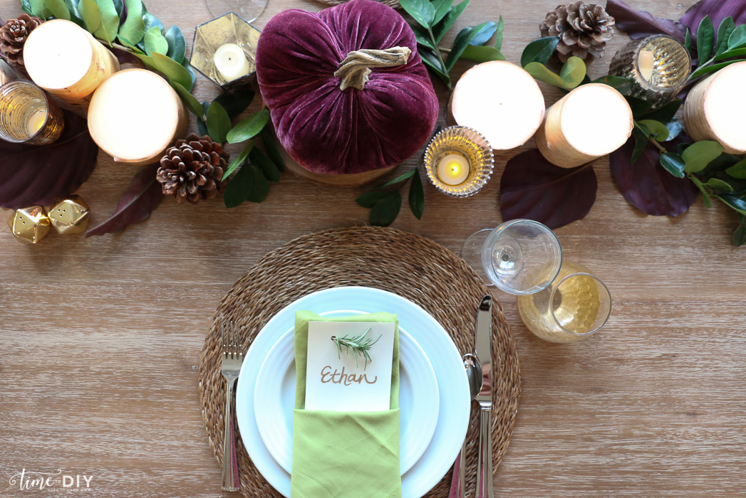 Thanksgiving tablescape