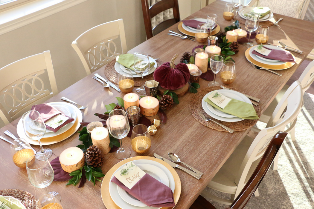 Thanksgiving tablescape