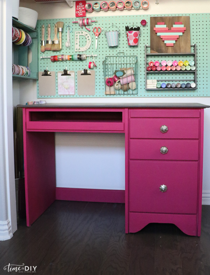 Craft Desk Makeover