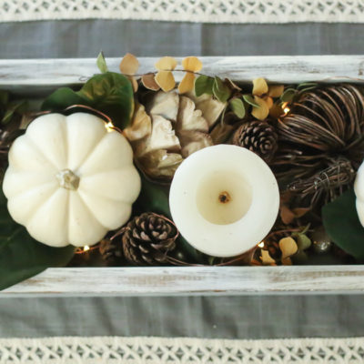 Neutral Fall Centerpiece, Take Two