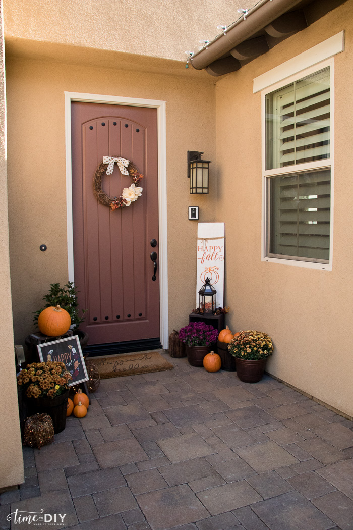 fall front porch