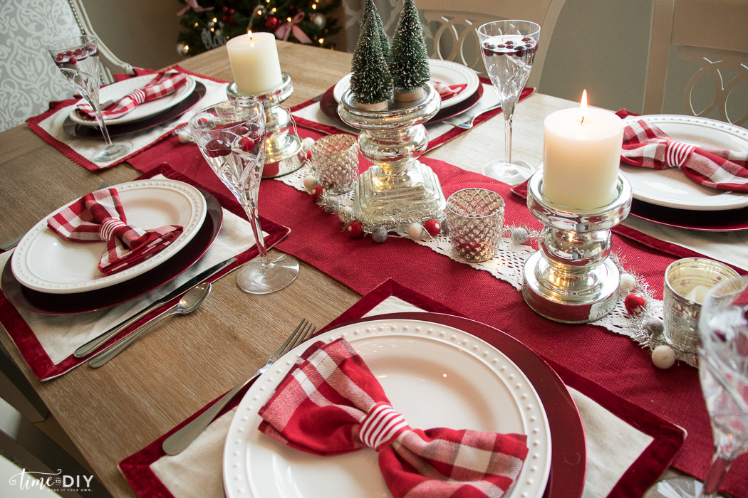 Christmas tablescape