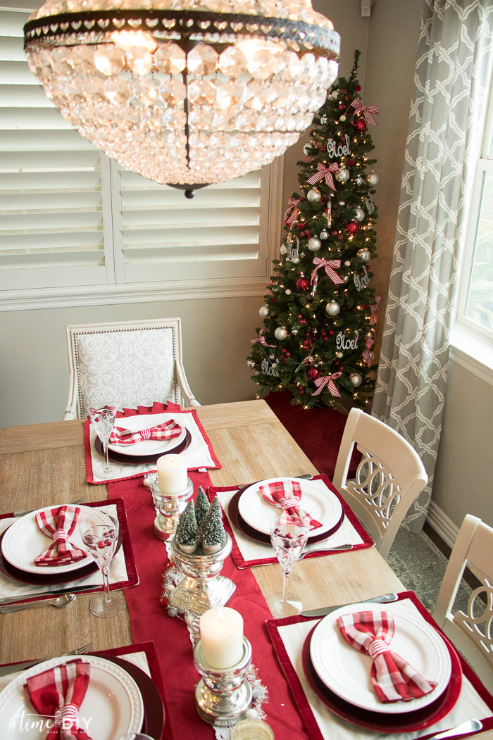 Christmas tablescape