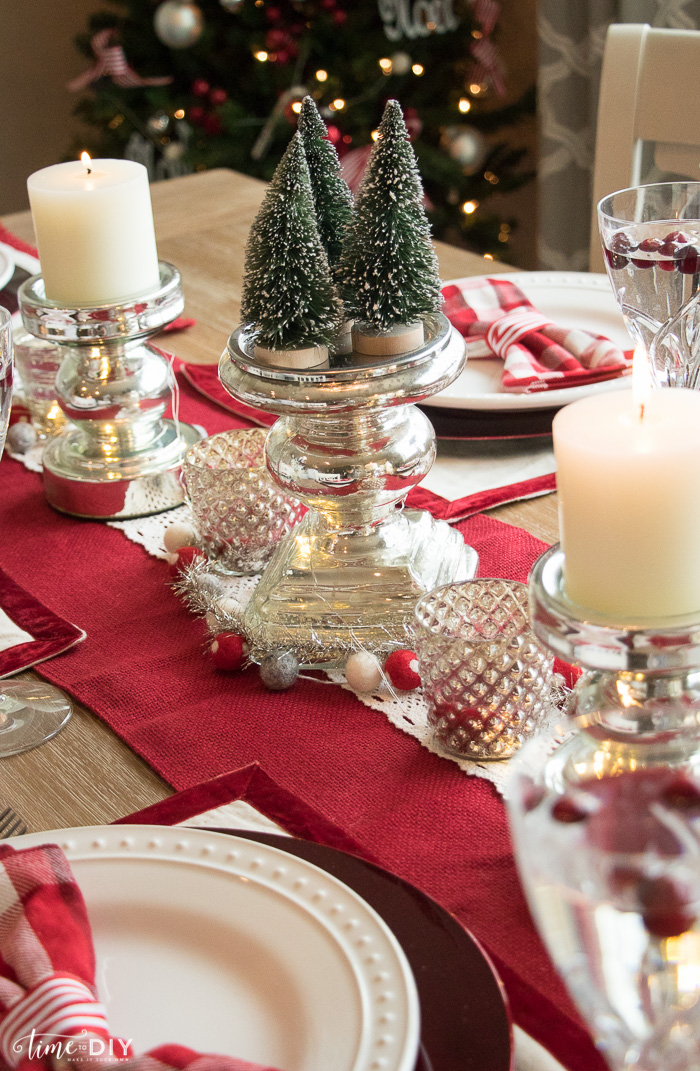 Christmas tablescape