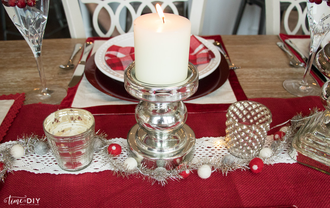 Christmas tablescape