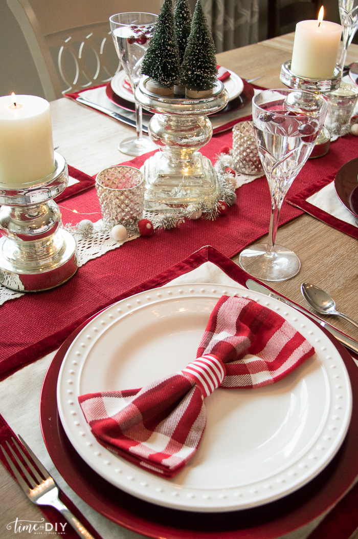 Christmas tablescape