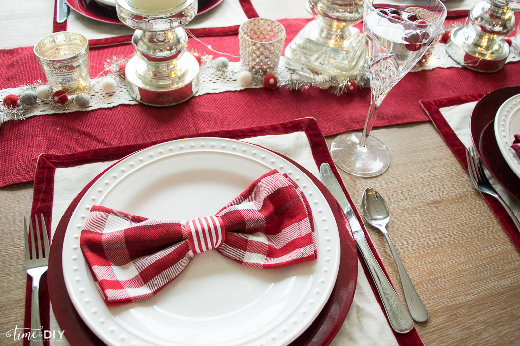 Christmas tablescape