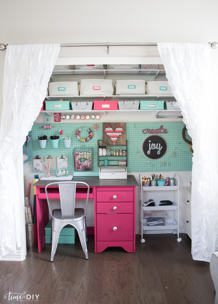 Craft Closet Makeover