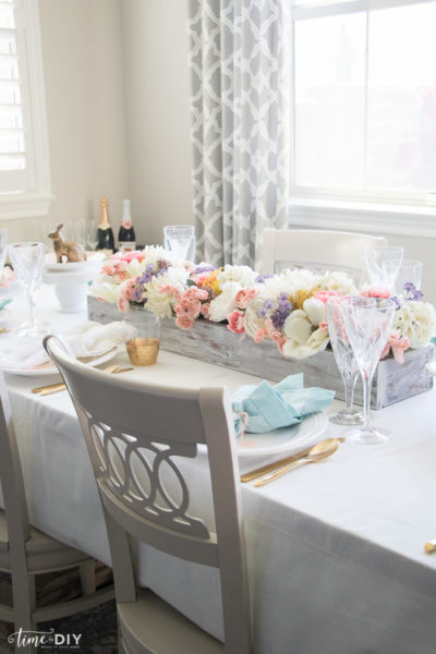 Easter Tablescape and Menu