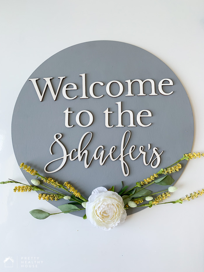 DIY Wedding Welcome Sign (so easy!) 