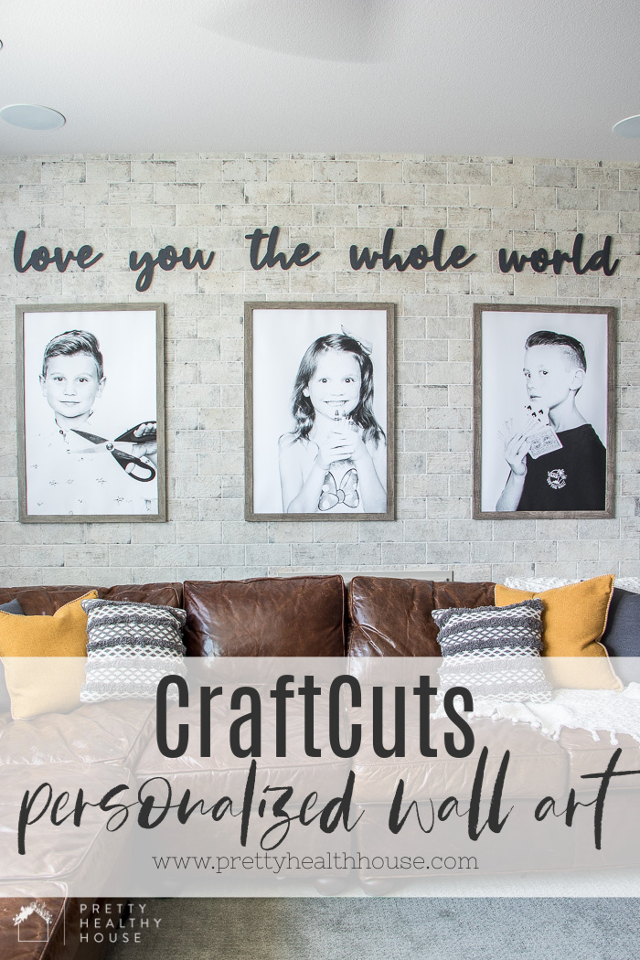 Personalized Wall Art Using Wood Cut-Outs - Pretty Healthy House